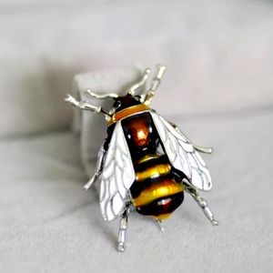 NWT.  Enamel & Bronze Bumble bee brooch.